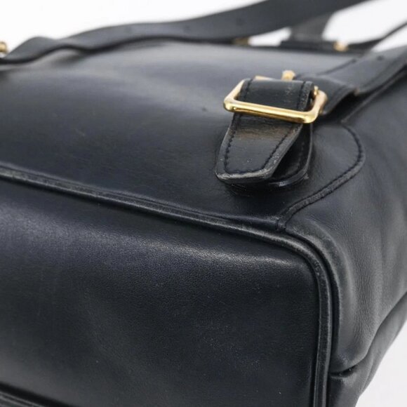 GUCCI Bamboo Backpack Leather Black Gold 003 1956 0030 Auth ka167 main image 7